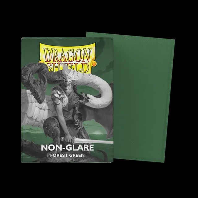 Dragon Shield Sleeves: Non-Glare: Matte: Forest Green (Box of 100)