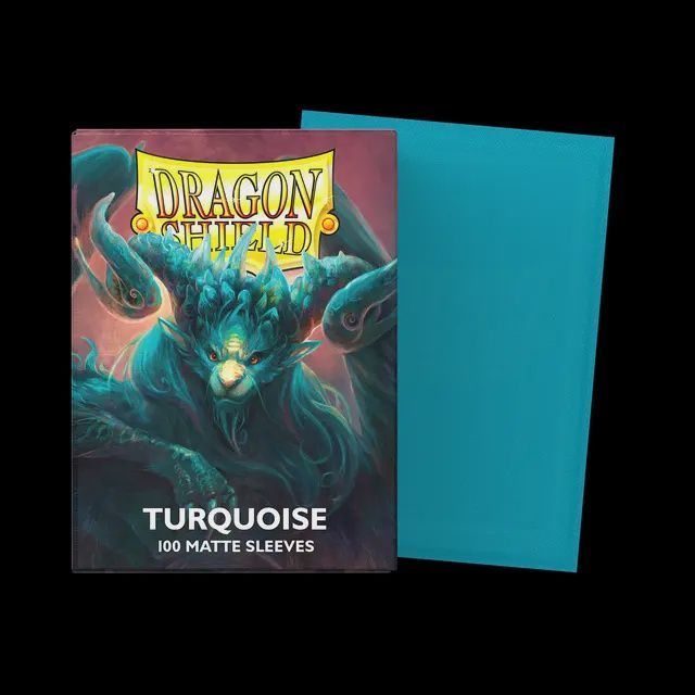 Dragon Shield Sleeves: Matte: Turquoise (Box of 100)