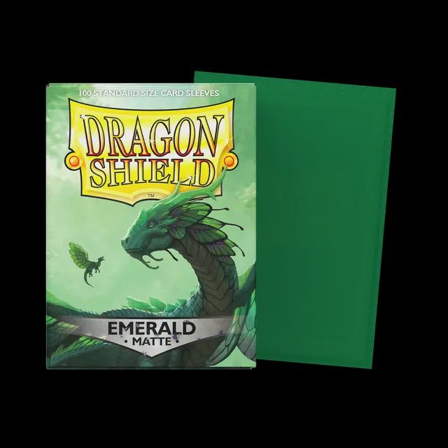 Dragon Shield Sleeves: Matte: Emerald (Box of 100)