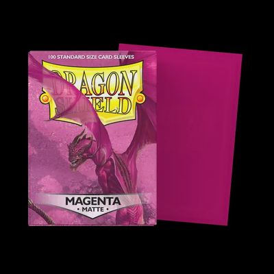 Dragon Shield Sleeves: Matte: Magenta (Box of 100)