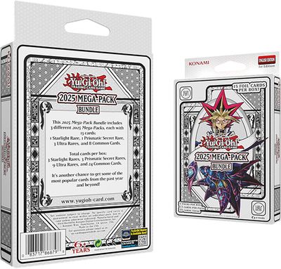Yu-Gi-Oh: 2025 Mega-pack bundles