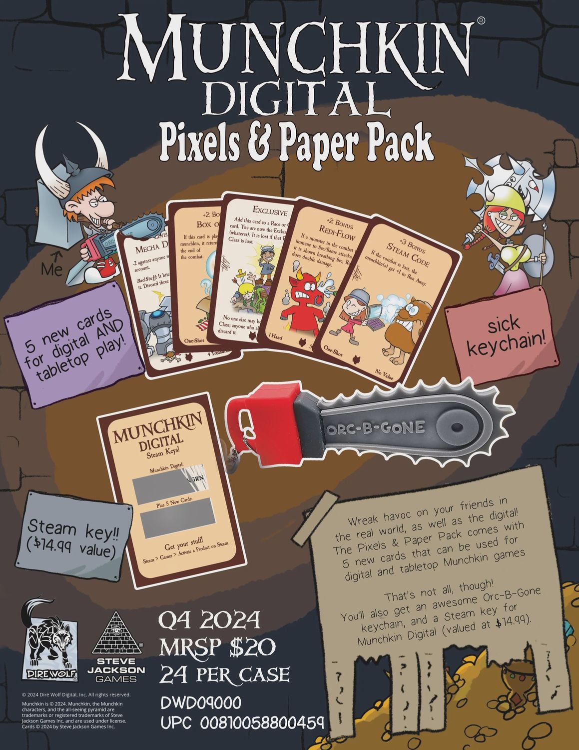 Munchkin: Pixels &amp; Paper Pack (Physical and Digital)