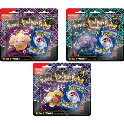 Pokemon TCG: Scarlet &amp; Violet- Paldean Fates Tech Sticker Collection