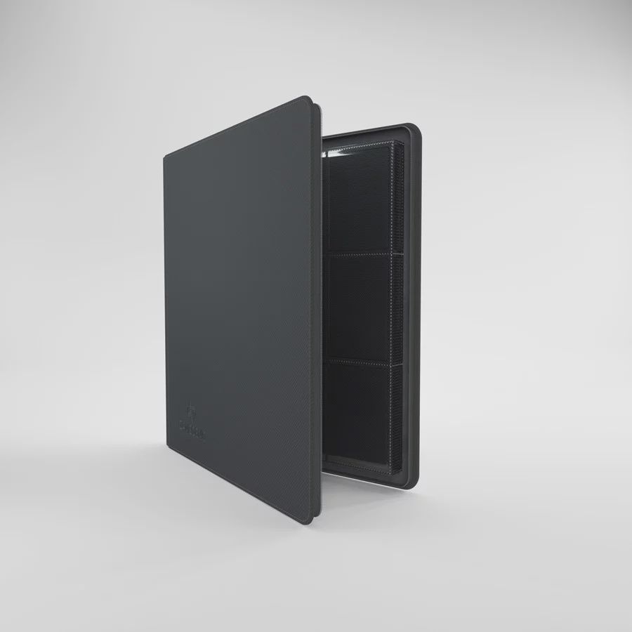 Binder: 24-Pocket Zip-Up Album Binder: 24-Pocket Zip-Up Album, Color: Black
