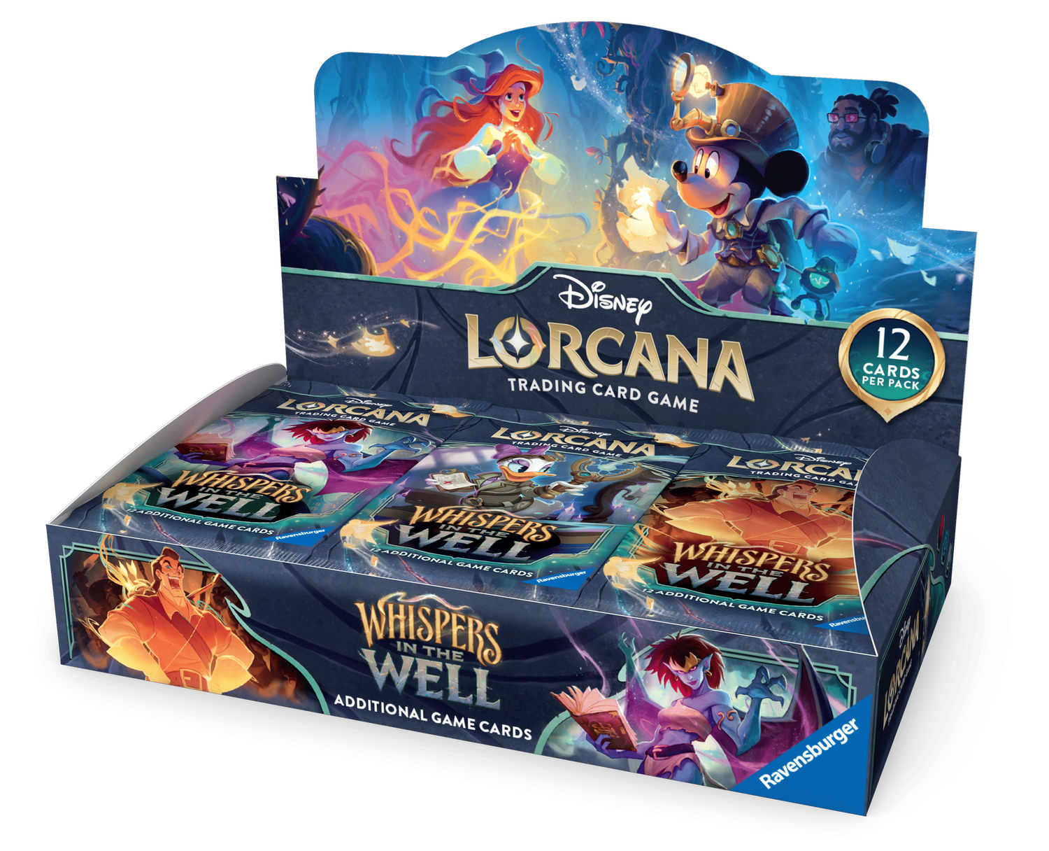 Disney Lorcana: Whispers in the Well- Boosters, Size: Box