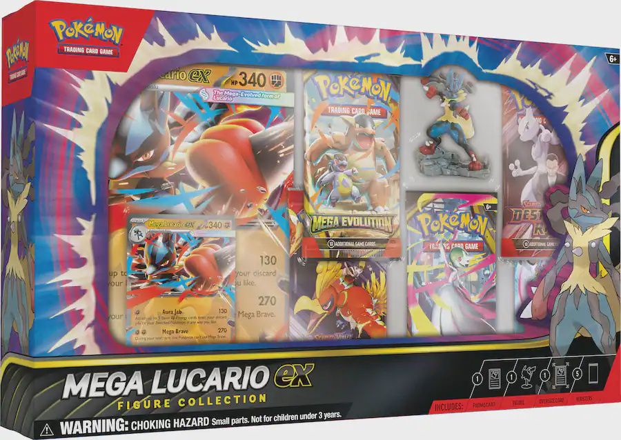 Mega Evolutions: Mega Lucario ex Figure Collection