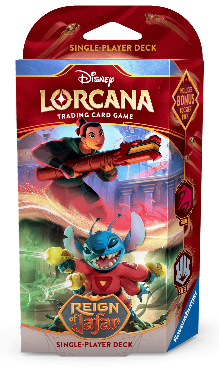 Disney Lorcana: Reign of Jafar Starter Decks, Deck: Ruby &amp; Steel