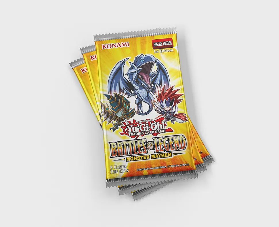 Yu-Gi-Oh: Battles of Legend- Monster Mayhem Boosters, Size: Pack