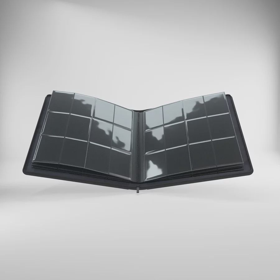 Binder: 24-Pocket Zip-Up Album Binder: 24-Pocket Zip-Up Album, Color: Black
