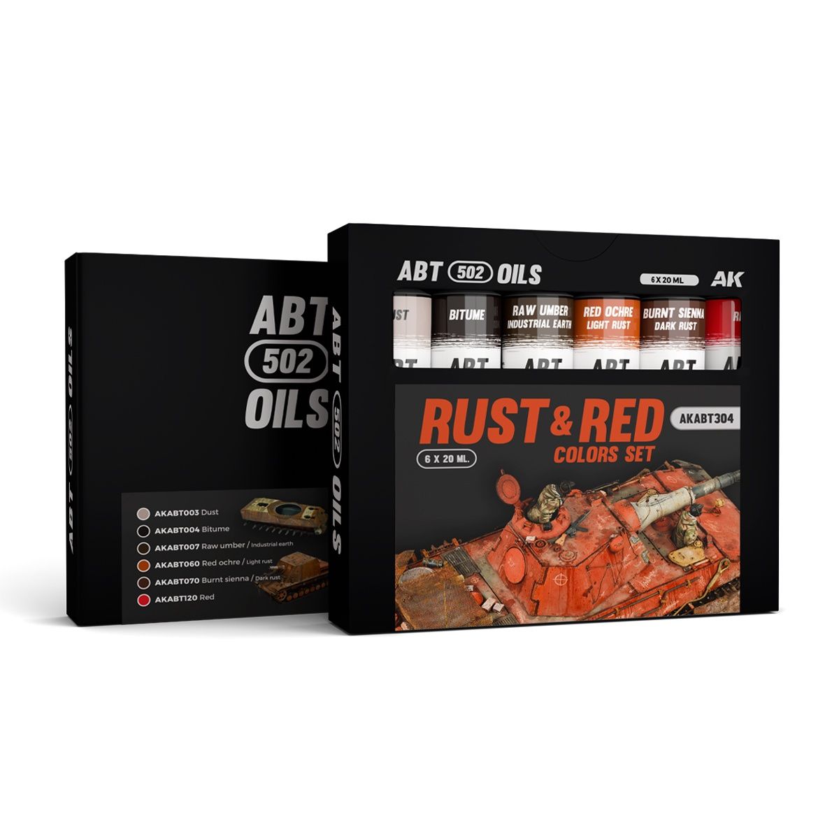 Abteilung 502: Rust &amp; Red Oil Paint Set