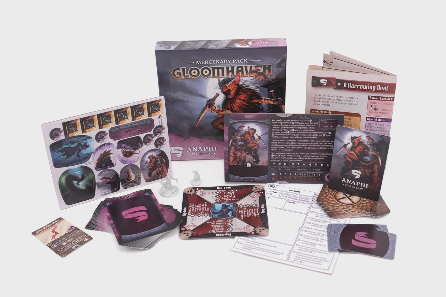 Gloomhaven 2nd edition: Mercenary Upgrade Packs, Pack: Anaphi, Fallen Lion