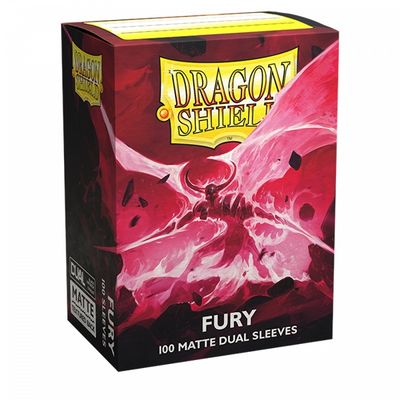 Dragon Shield Sleeves: Dual Matte: Fury 'Alaric, Crimson King' (100 ct.)