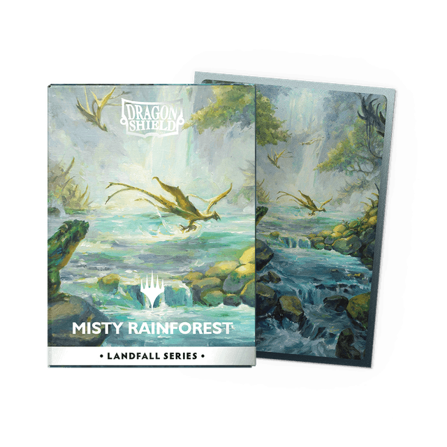Dragon Shield Sleeves: Landfall Series: Misty Rainforest (100 ct.)