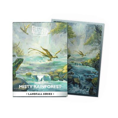 Dragon Shield Sleeves: Landfall Series: Misty Rainforest (100 ct.)