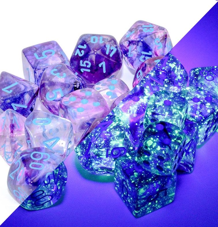 Chessex: Nebula 7-Dice Mini-hedral Sets
