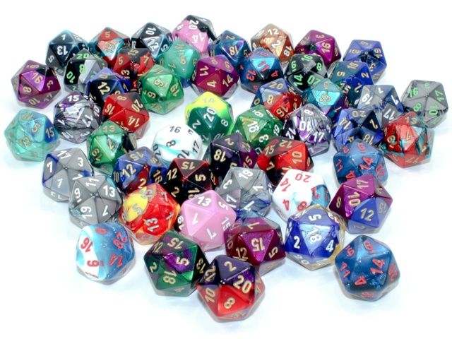 Chessex: Gemini 7-Dice Mini-hedral Sets