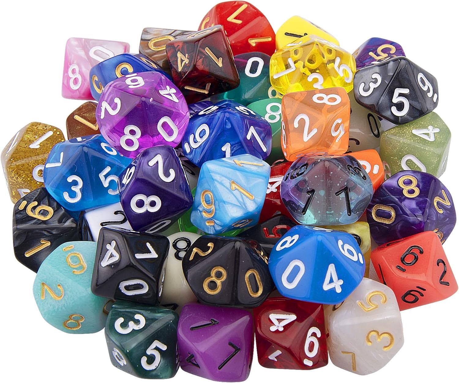 Chessex: Lustrous 7-Dice Mini-hedral Sets