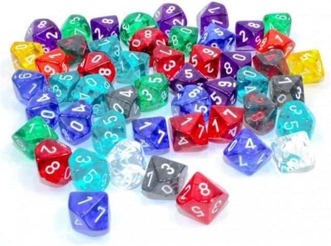 Chessex: Translucent 7-Dice Mini-hedral Sets