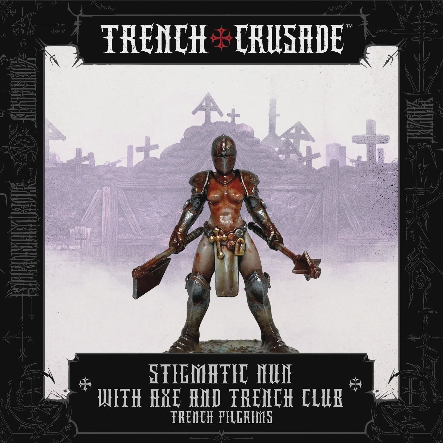 Trench Pilgrims: Stigmatic nun with Axe and Trench Club