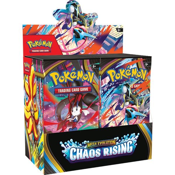 Pokemon TCG: Mega Evolutions: Chaos Rising- Boosters, Size: Box