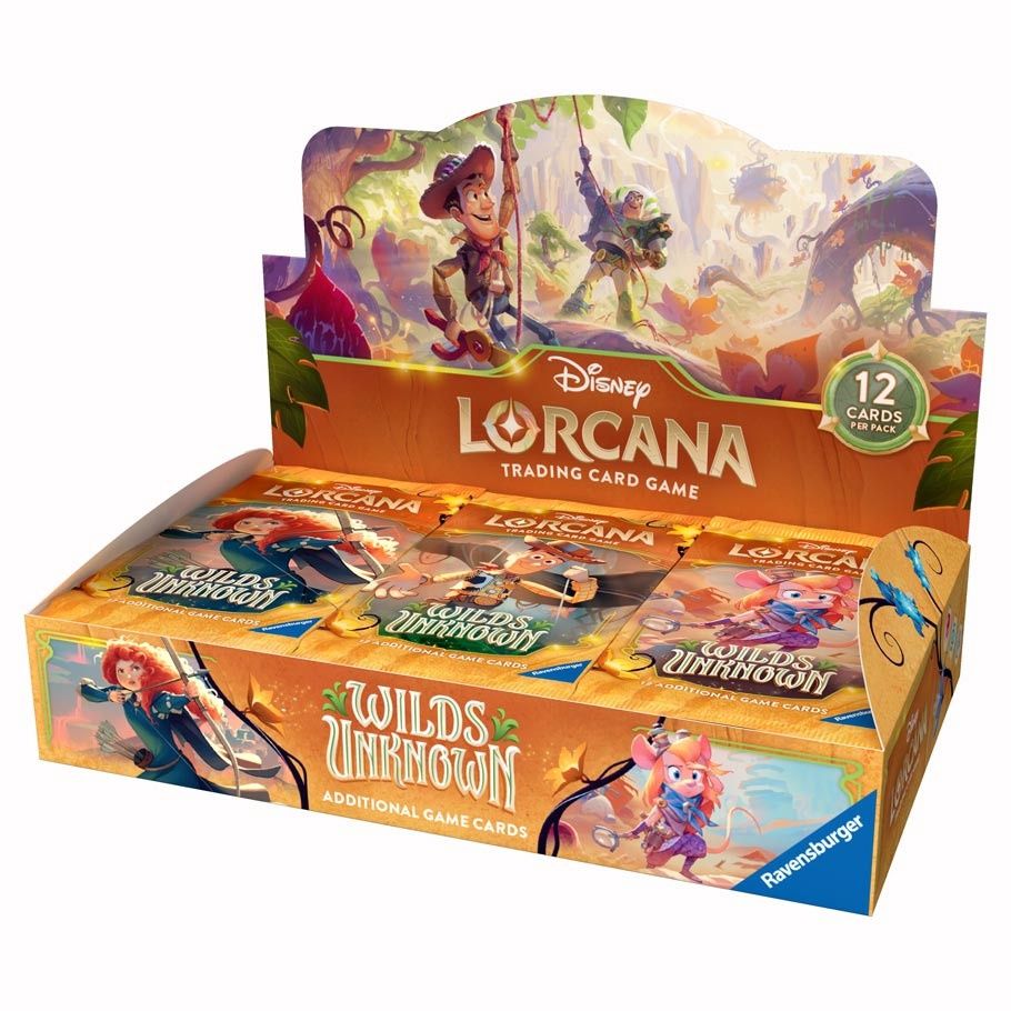 Disney Lorcana: Wilds Unknown- Boosters, Size: Box