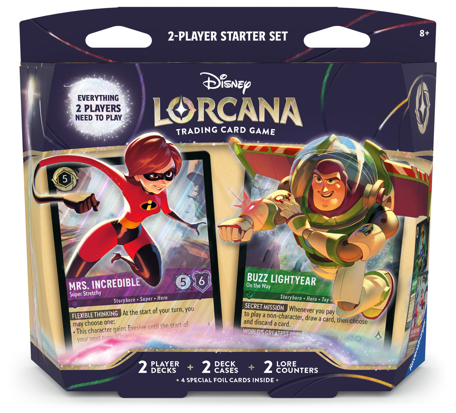 Disney Lorcana: Two-player Deck- Elastigirl &amp; Buzz Lightyear
