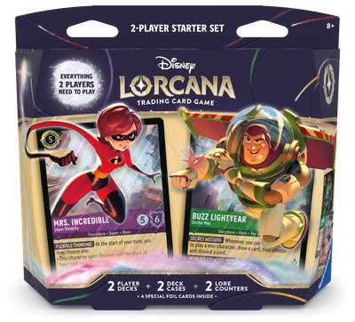 Disney Lorcana: Two-player Deck- Elastigirl &amp; Buzz Lightyear