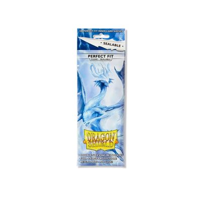 Dragon Shield Sleeves: Inner Sleeves: Perfect Fit Sealable - Clear (100ct)