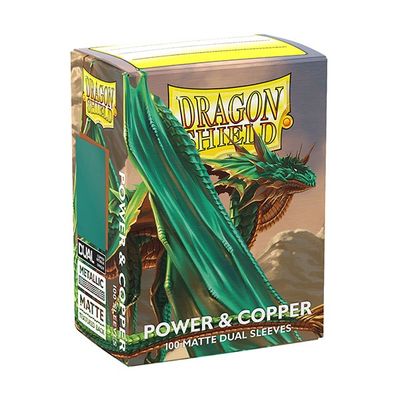 Dragon Shield Sleeves: Dual Matte: Power &amp; Copper (100 ct.)