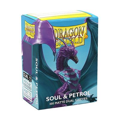 Dragon Shield Sleeves: Dual Matte: Soul &amp; Petrol (100 ct.)