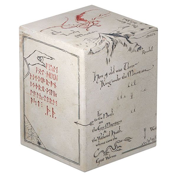 Deck Case: Boulder 100+ The Hobbit- Thror's Map (Glow in the Dark)