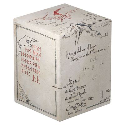 Deck Case: Boulder 100+ The Hobbit- Thror's Map (Glow in the Dark)