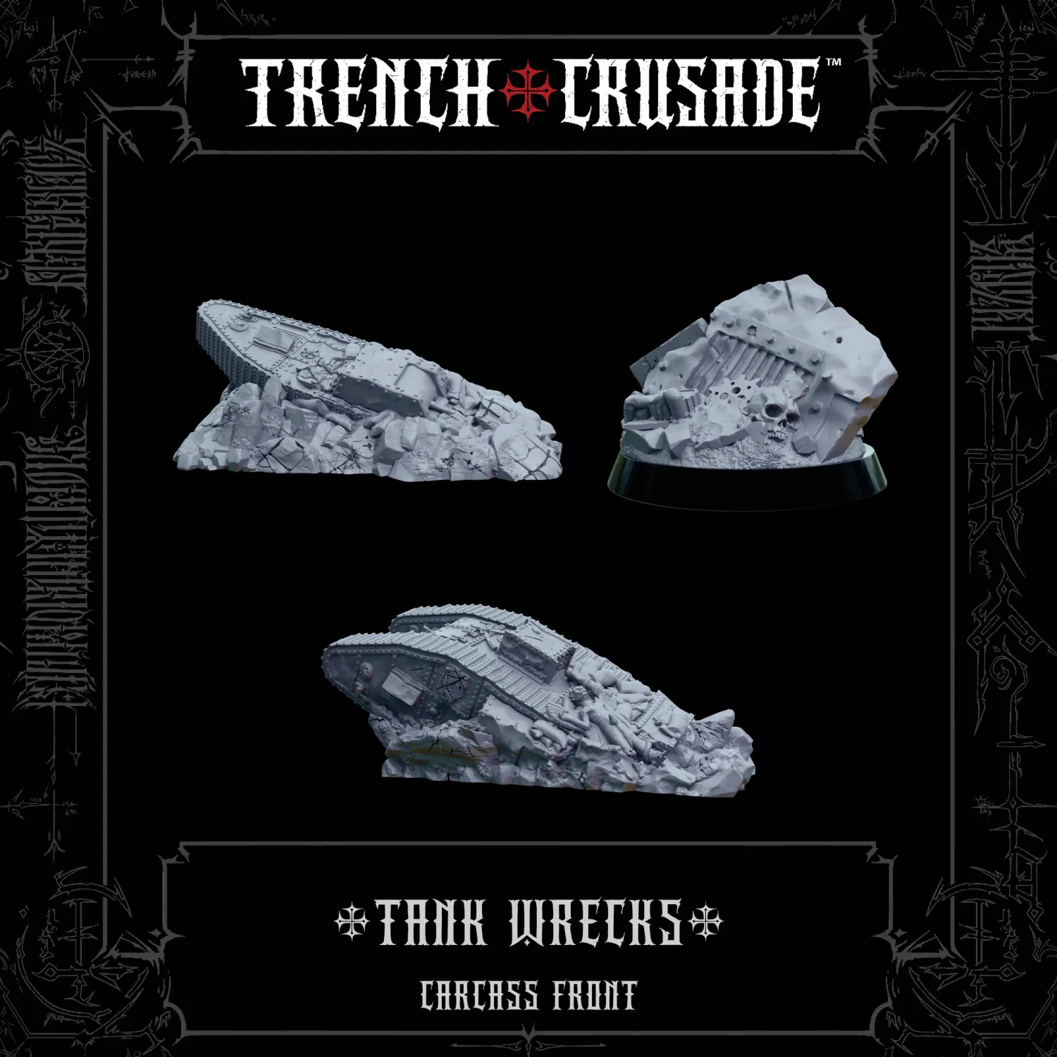 Terrain: Tank Wrecks and Scrap Markers