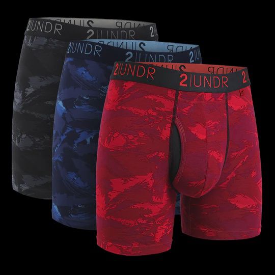 Swing Shift 6&quot; Boxer Brief 3 PK Boxset