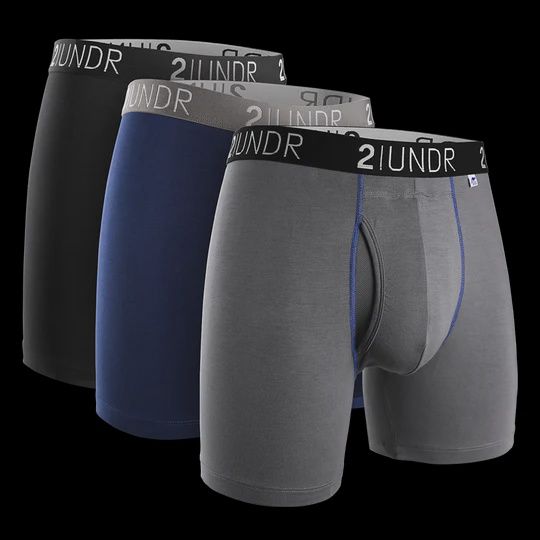Swing Shift 6&quot; Boxer Brief 3 PK