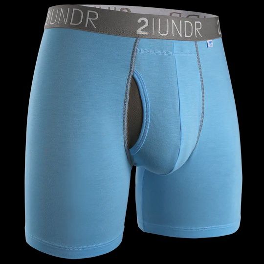 Swing Shift 6&quot; Boxer Brief - Light Blue