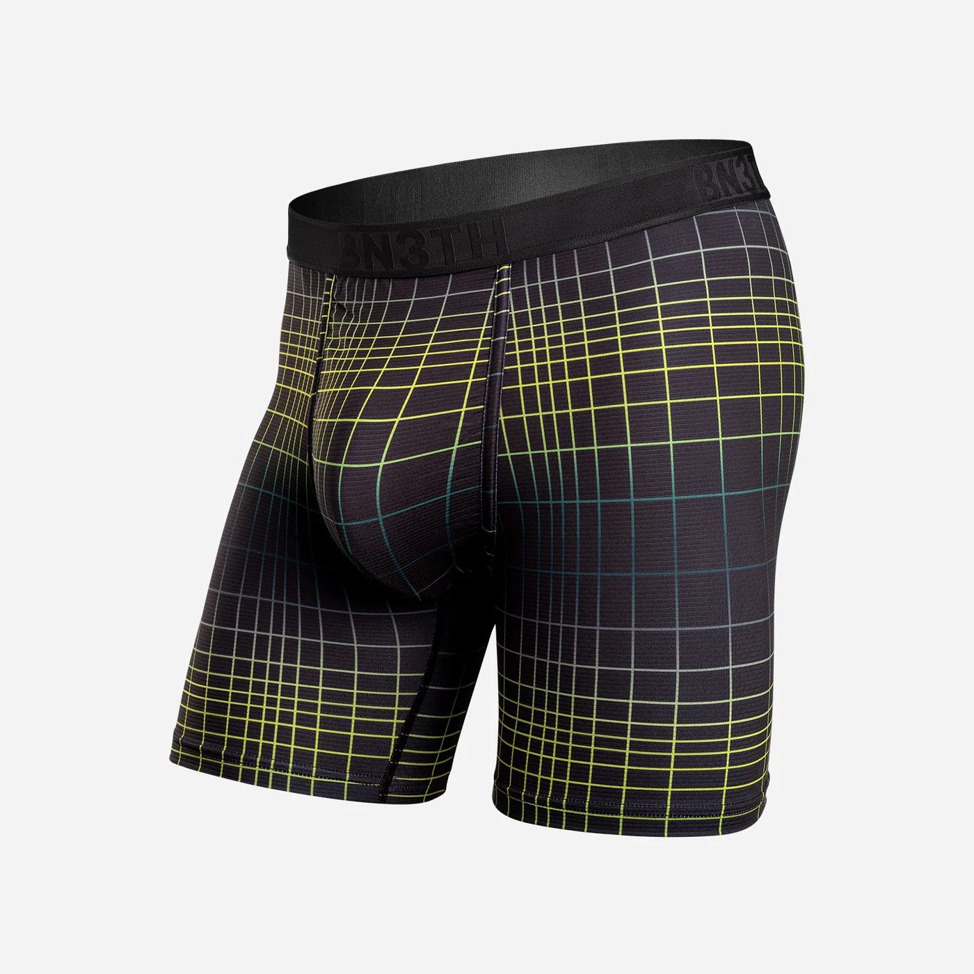 BEN3TH PRO BOXER BRIEF, Color: OMBRE CAR CHECKERBOARD, Size: XL