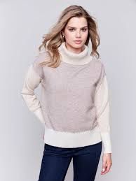 CB COLOR BLOCK SWEATER