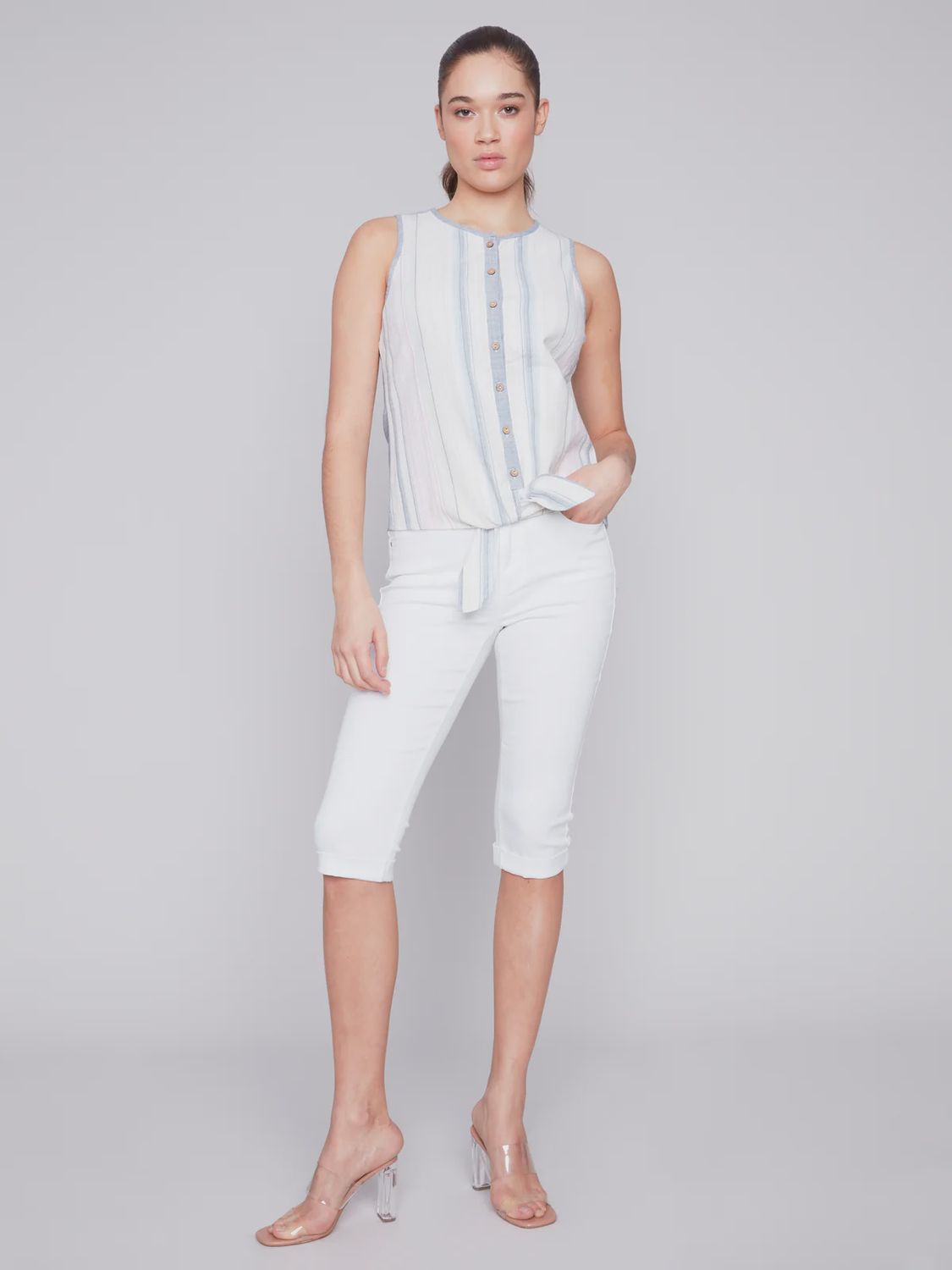 CB Spring/Summer 2024-C4500-785B-Top W/Front Tie