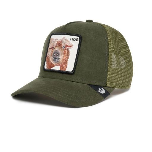 GB the suede pig, Size: O/S, Colour: moss, Season: fall/winter 2024