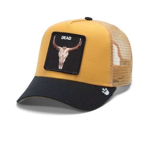 GB the dead skull, Size: O/S, Colour: mustard, Season: fall/winter 2024