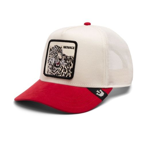 GB The suede snow leopard, Size: O/S, Colour: red, Season: fall/winter 2024