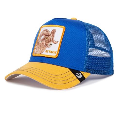 GB Ram Fan, Size: O/S, Colour: cobalt, Season: fall/winter 2024
