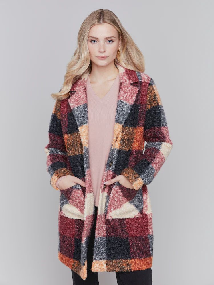 CB Plaid Collared Shacket
