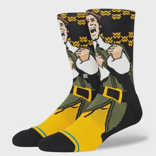 Stance Elf Smiling&#39;s My Favorite Unisex Crew Socks