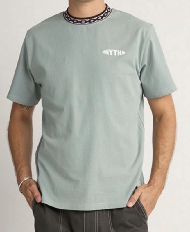 RHYTHM CONTRAST NECKBAND TEE