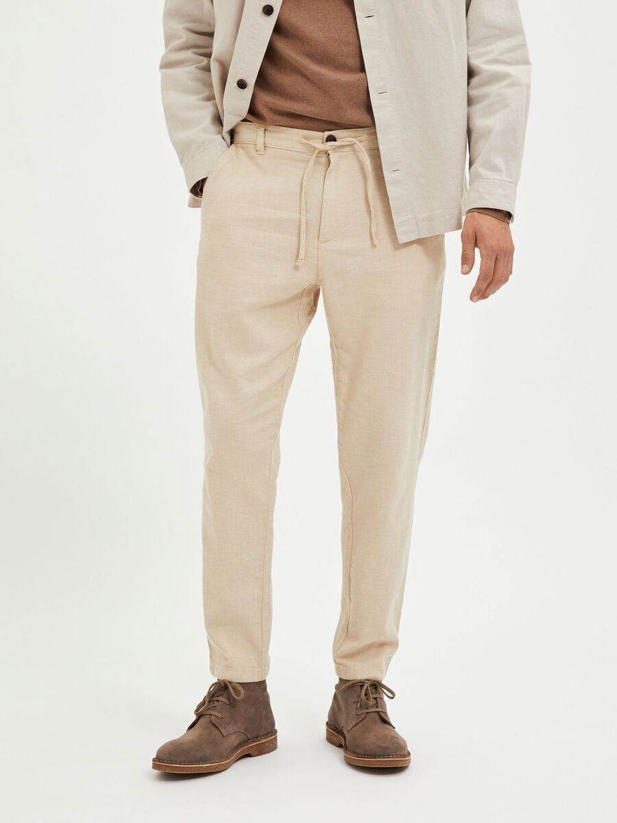 SELECTED LINEN PANT SLIM