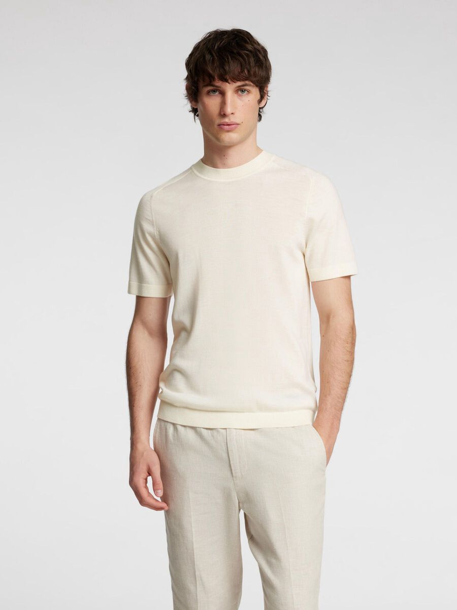 SELECTED SS CREW NECK