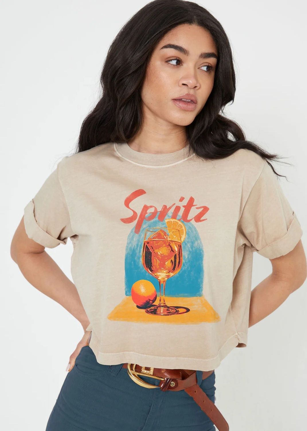 GIRL DANGEROUS SPRITZ BF CROP