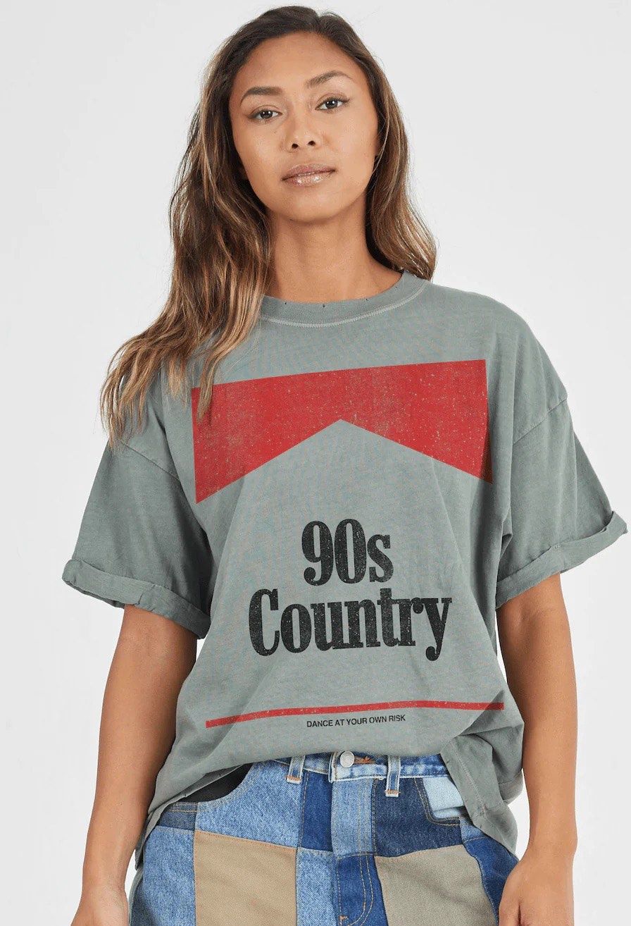 GIRL DANGEROUS 90&#39;S COUNTRY TEE